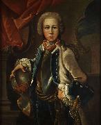 Johann Michael Franz Portrait of a young nobleman oil on canvas